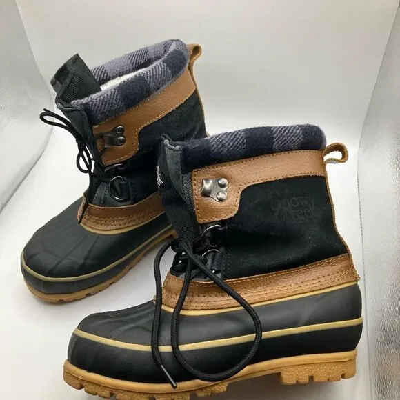 NWOT Snowy Creek DuPont ThermoLite Thin Insulation Duck Winter Boot Kids Size 12 - Picture 1 of 5